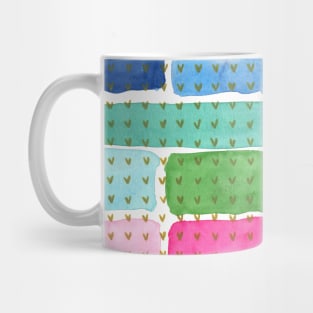 Abstract with holden hearts Mug